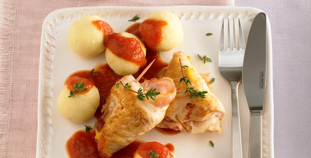 Käse-Fondue mit Mini-Knödel Rezept - Pfanni