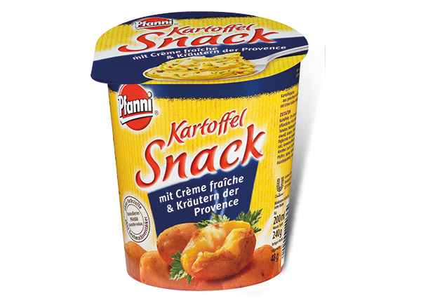 PFANNI Kartoffel Snack mit Crème fraîche &amp; Kräutern der Provence ...