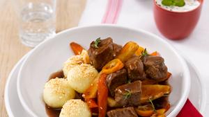 Pfanni Rezept | Lammgulasch mit Kumquats
