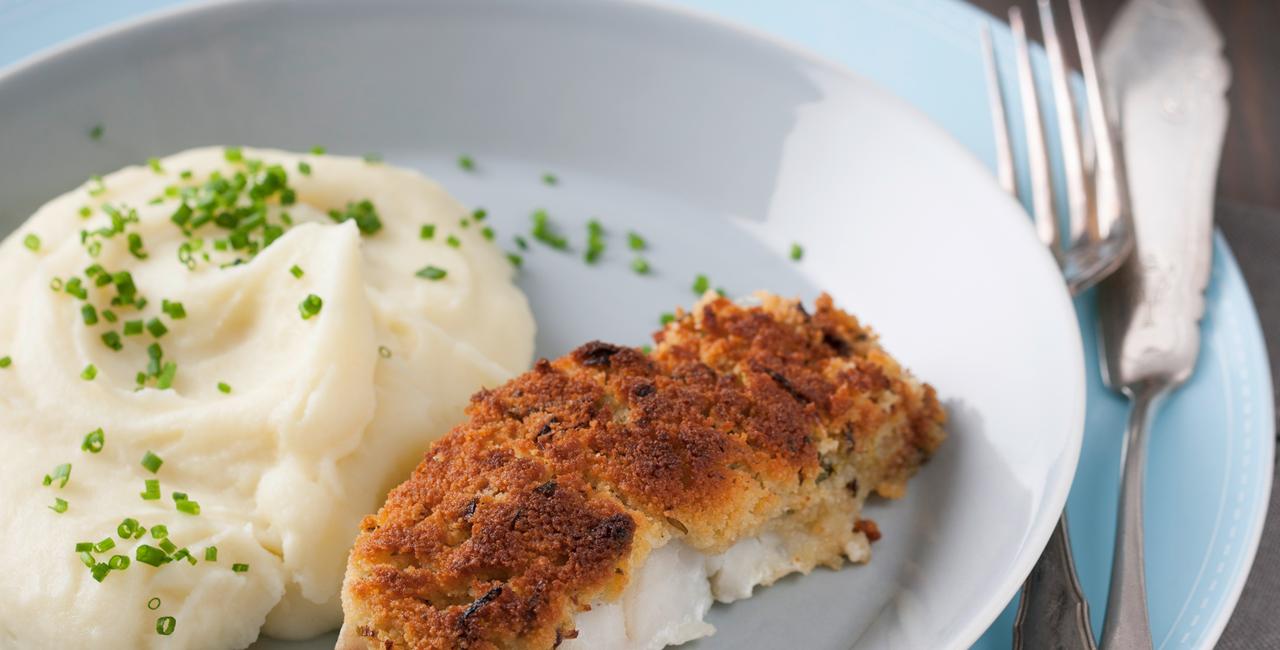 Kartoffel-Waffeln mit Puderzucker und Apfelkompott Rezept - Pfanni