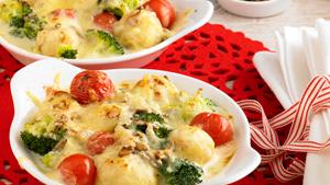 Rezept Brokkoli Knödel Auflauf