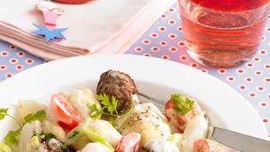 Rezept Hackbällchen in Spargelcreme-Sauce