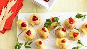 Rezept Überbackene Semmelknödel mit Preiselbeeren