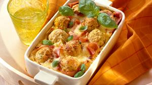 Rezept Mini-Knödel-Schinken-Auflauf