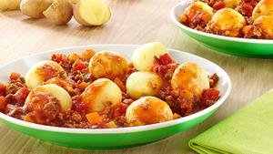 Rezept Bolognese mit Mini-Knödeln