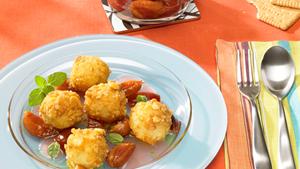 Rezept Knusperknödel zu Pflaumenkompott
