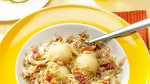 Rezept Krautknödel mit Schnittlauch-Schmand (von Ralf Zacherl)
