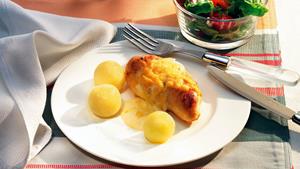 Rezept Hähnchen-Gratin mit Mini-Knödel