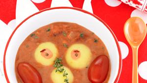 Rezept Mild-cremige Tomatensauce mit Mini Knödel