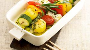 Rezept Knödelige Gemüse-Spieße