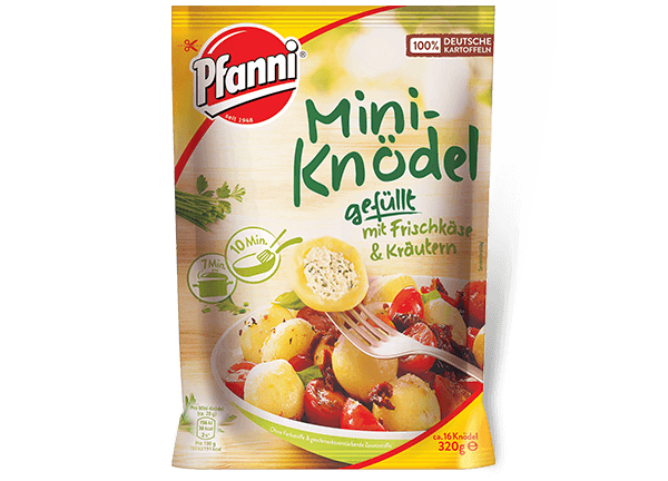 Gefüllte Mini-Frischkäse-Knödel mit getrockneten Tomaten und Basilikum ...
